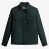 Alaskan Wool Overshirt Pine Green