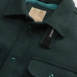 Alaskan Wool Overshirt Pine Green