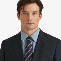 Archie Linen Suit Jacket Navy