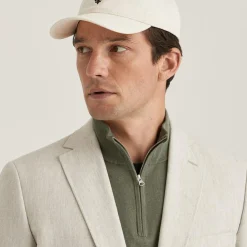 Archie Linen Suit Jacket Khaki