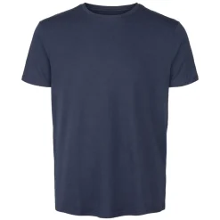 Bamboo Cotton T-shirt Crewneck Navy