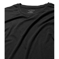 Bamboo Cotton T-shirt Crewneck Black