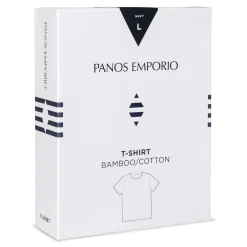 Bamboo Cotton T-shirt Crewneck White