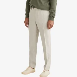 Bobby Linen Suit Trousers Khaki