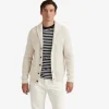 Brayden Shawl Cardigan Offwhite