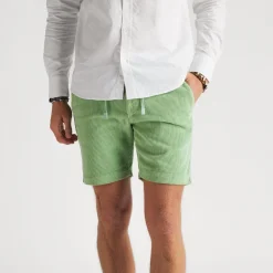 Cord Shorts Green