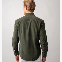 Corduroy Shirt Green