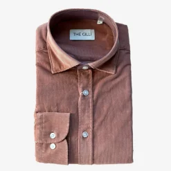 Corduroy Shirt Rust