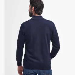 Cotton HalfZip Navy