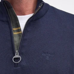 Cotton HalfZip Navy