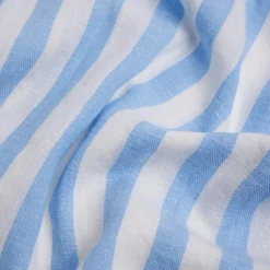 Cuba Linen Shirt Blue Stripe