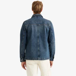 Denim Shirt Jacket Blue