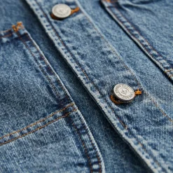 Denim Shirt Jacket Blue