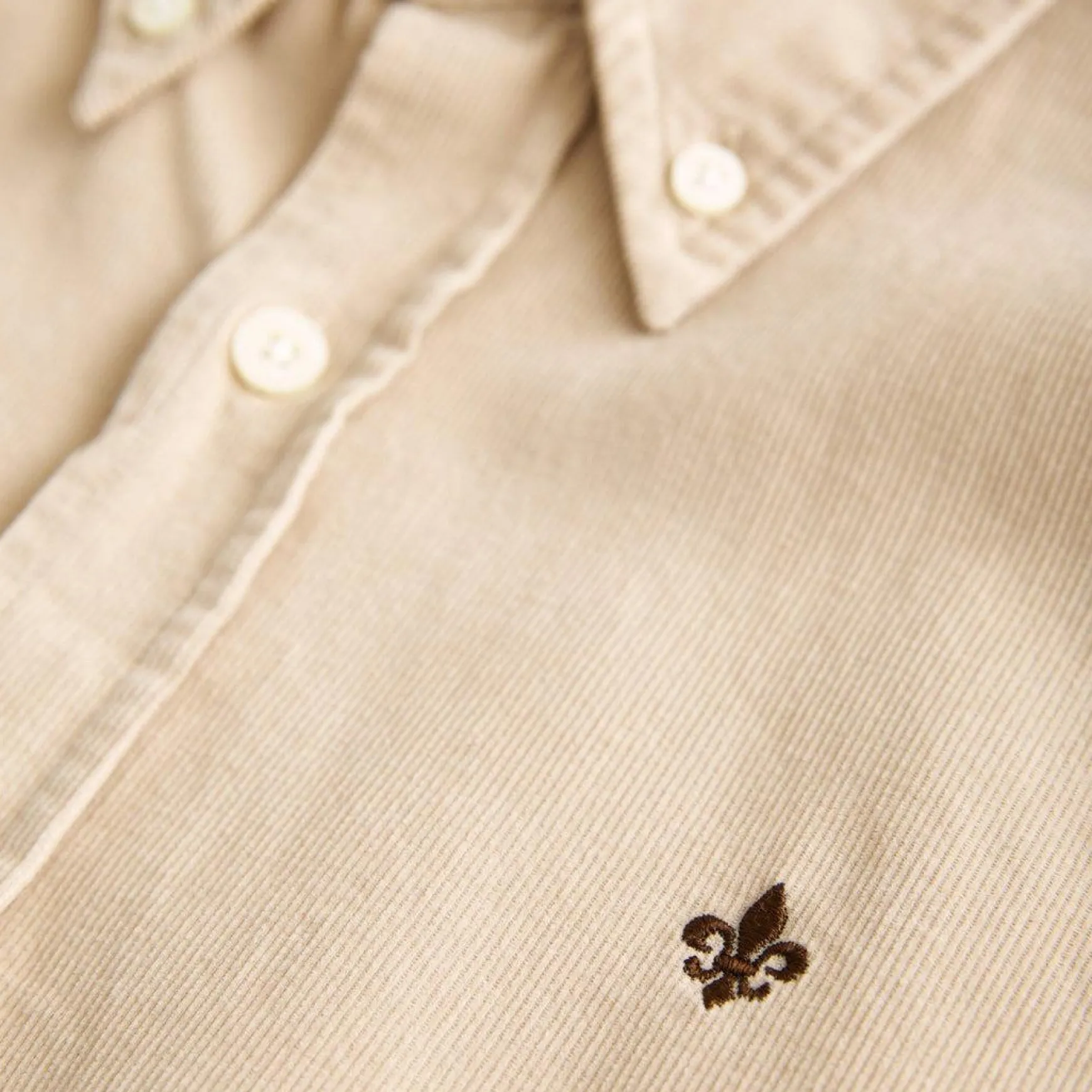 Douglas Corduroy Shirt Khaki