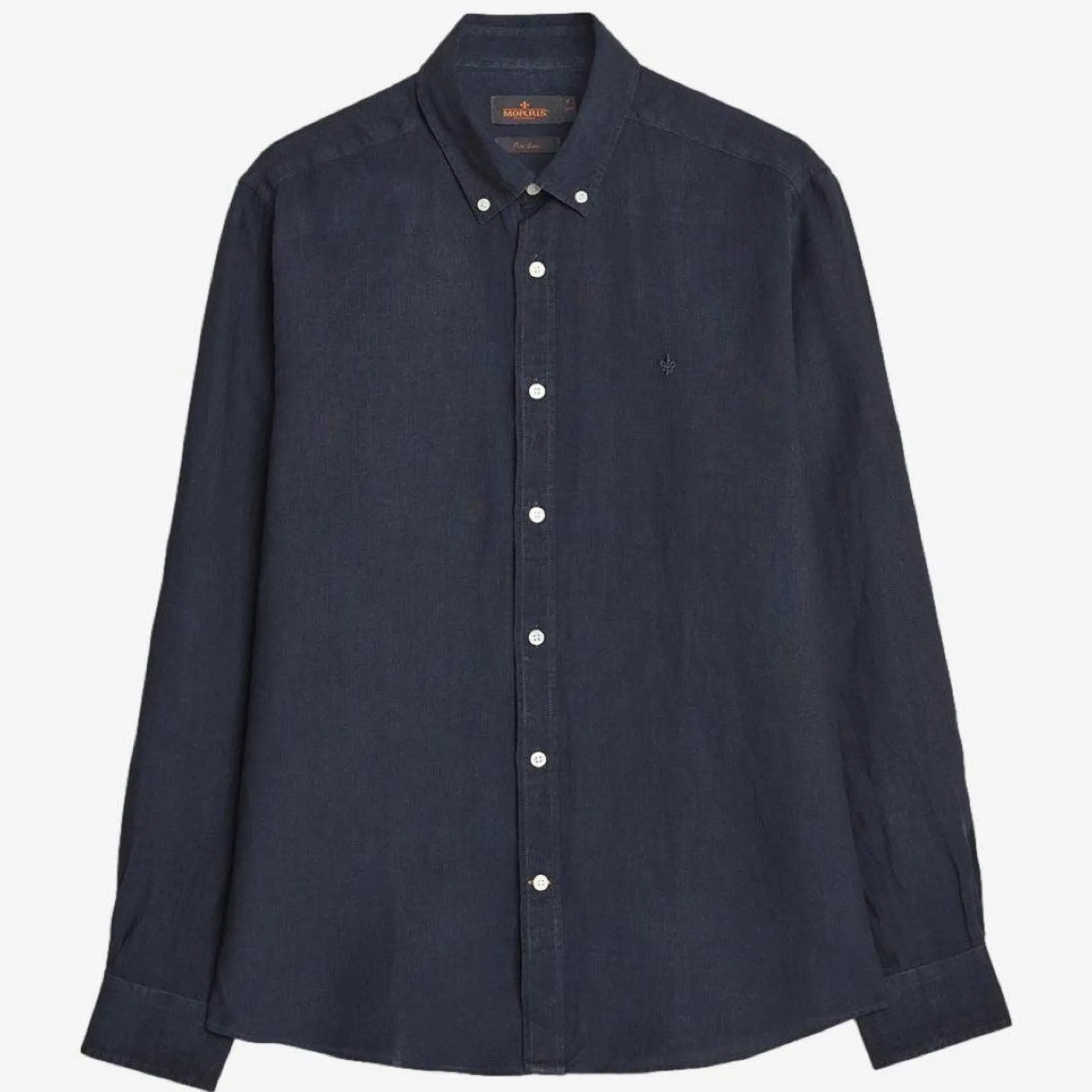 Douglas Linen Shirt Navy