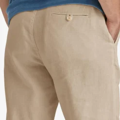 Fenix Linen Drawstring Trouser Khaki