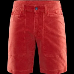 Grinder Corduroy Shorts Red