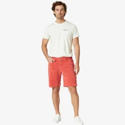Grinder Corduroy Shorts Red