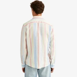 Happy Linen Stripe Shirt Yellow