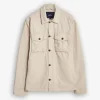 Harrison Cotton Shirt Jacket Khaki