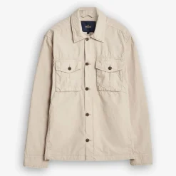 Harrison Cotton Shirt Jacket Khaki
