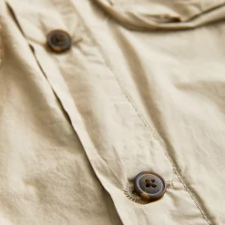 Harrison Cotton Shirt Jacket Khaki