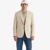 Hayes Herringbone Blazer Khaki