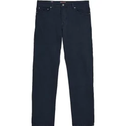 James Brushed 5-pocket Bukse Blå