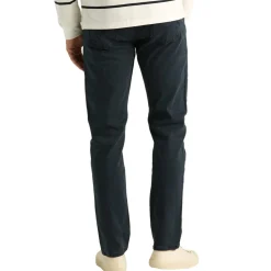 James Brushed 5-pocket Bukse Blå