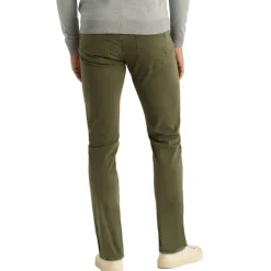 James Brushed 5-pocket Bukse Oliven