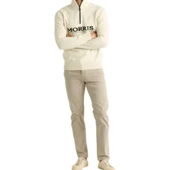 James Brushed 5-pocket Bukse Beige