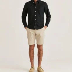 Jeffrey Brushed Shorts Khaki