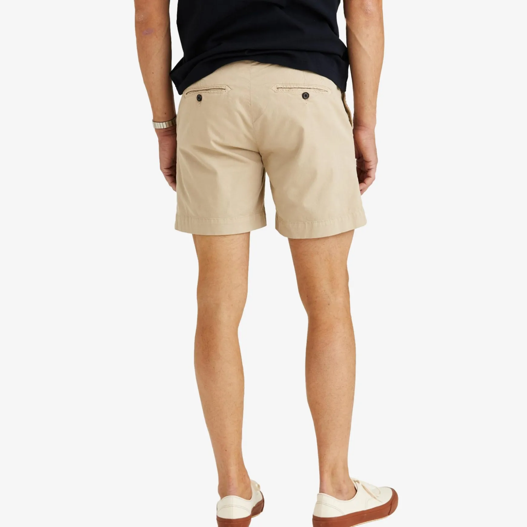 Jeffrey Summer Chino Shorts Khaki