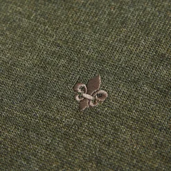 John Merino Half Zip Olive