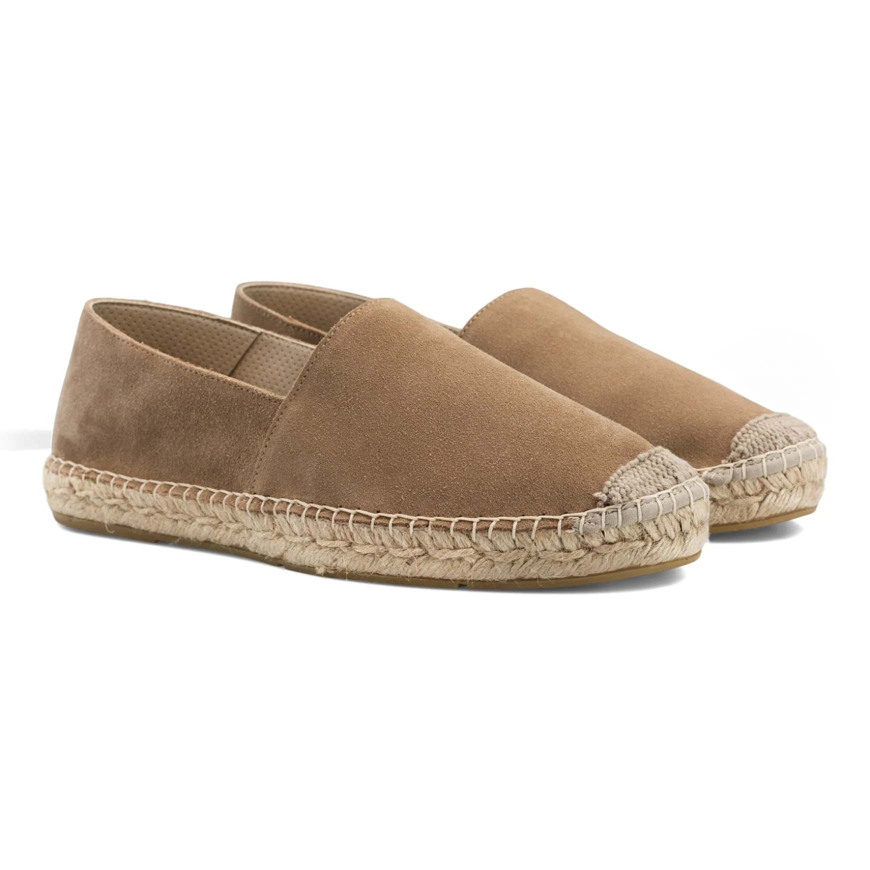 Julio Leather Espadrilles Sand