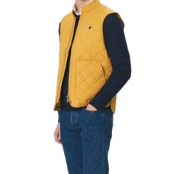 Kensington Quilted Vest Yellow