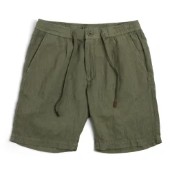 Linen Shorts Olive