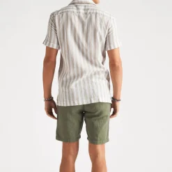 Linen Shorts Olive