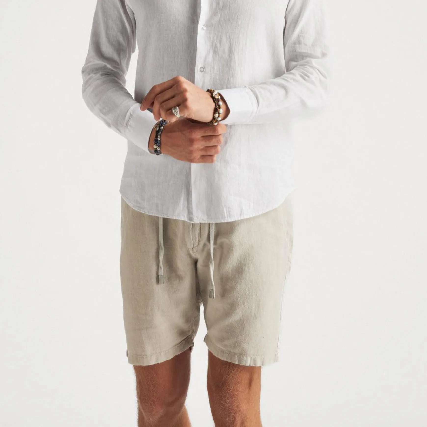 Linen Shorts Sand