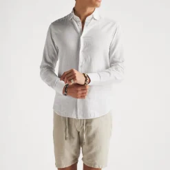 Luca Linen Shirt White