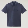 Mackinack Stretch Cotton Polo Navy