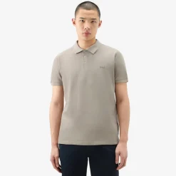 Mackinack Stretch Cotton Polo Sand