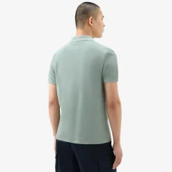 Mackinack Stretch Cotton Polo Sage