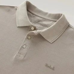 Mackinack Stretch Cotton Polo Sand