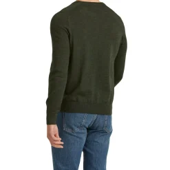 Merino O-Neck Olive