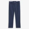 Michelangelo 5-pocket Bull Cotton Trousers Blue