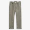 Michelangelo 5-pocket Bull Cotton Trousers Aloe