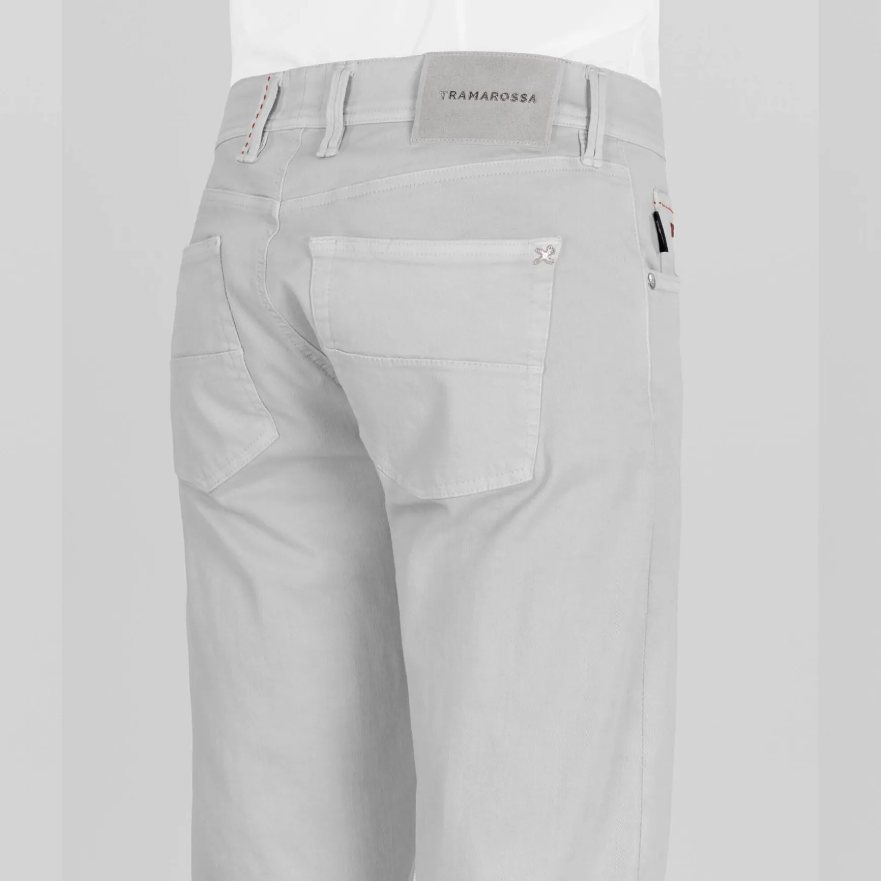 Michelangelo Stretch Gabardine 5-pocket Sea Foam