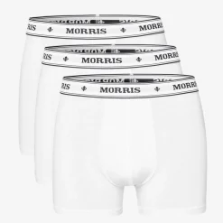 Morris Boxer Brief 3-pack White