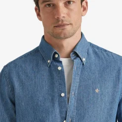 Morris Denim Shirt Blue